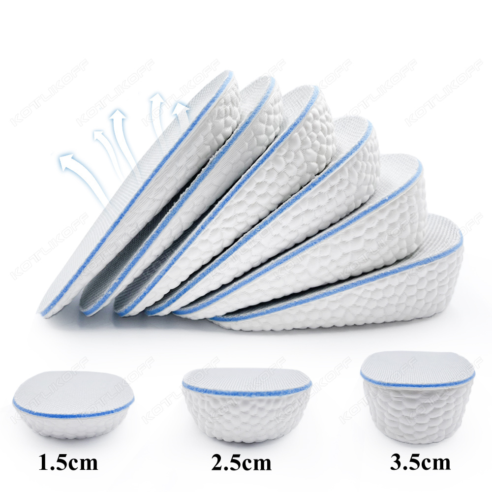 Weightlifting Shoes - Height Increase Insoles Sponge Shock Absorption