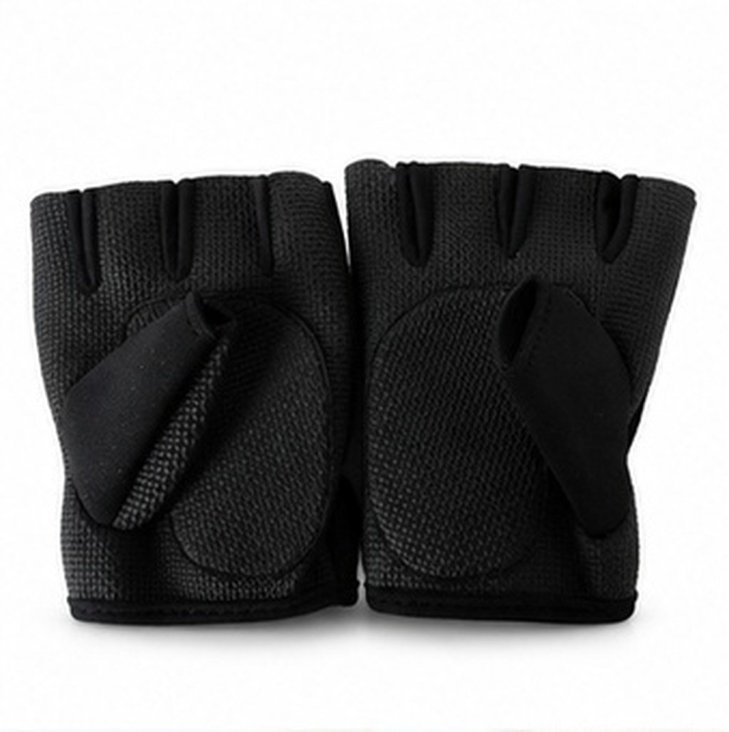 Weightlifting Gloves - Pair Cycling Gloves Black Size L
