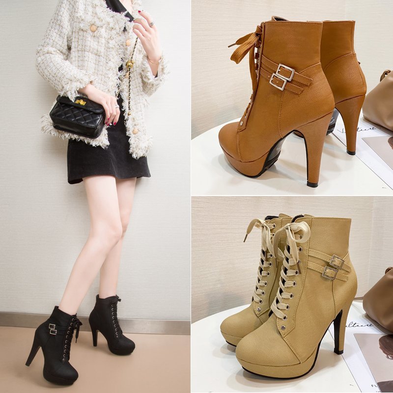 Crossfit Belt - 2026 Women's Boots High Heels Cross-tied