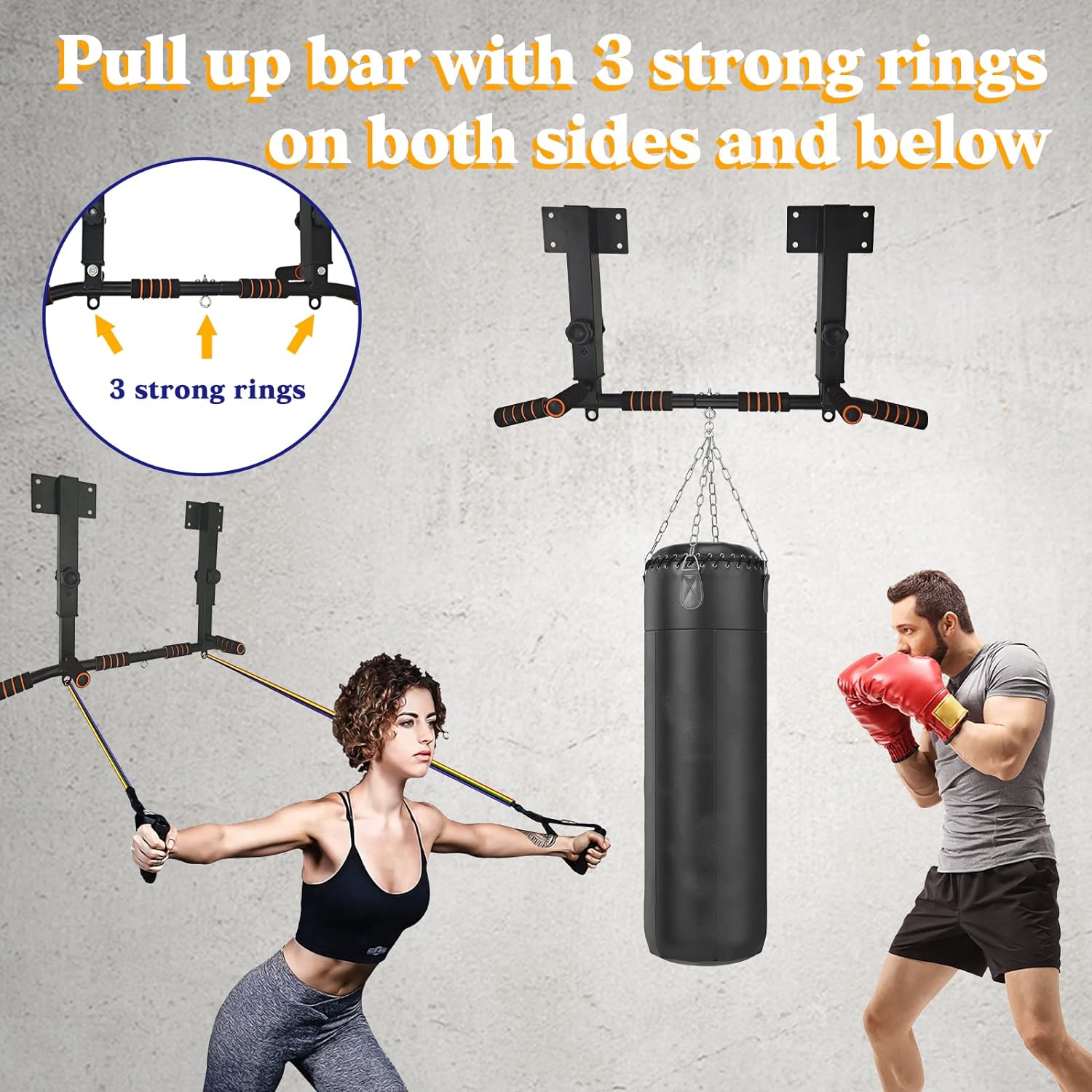 Wall Mounted Dip Station Pull- - Pull Up Bar ulasan dan harga