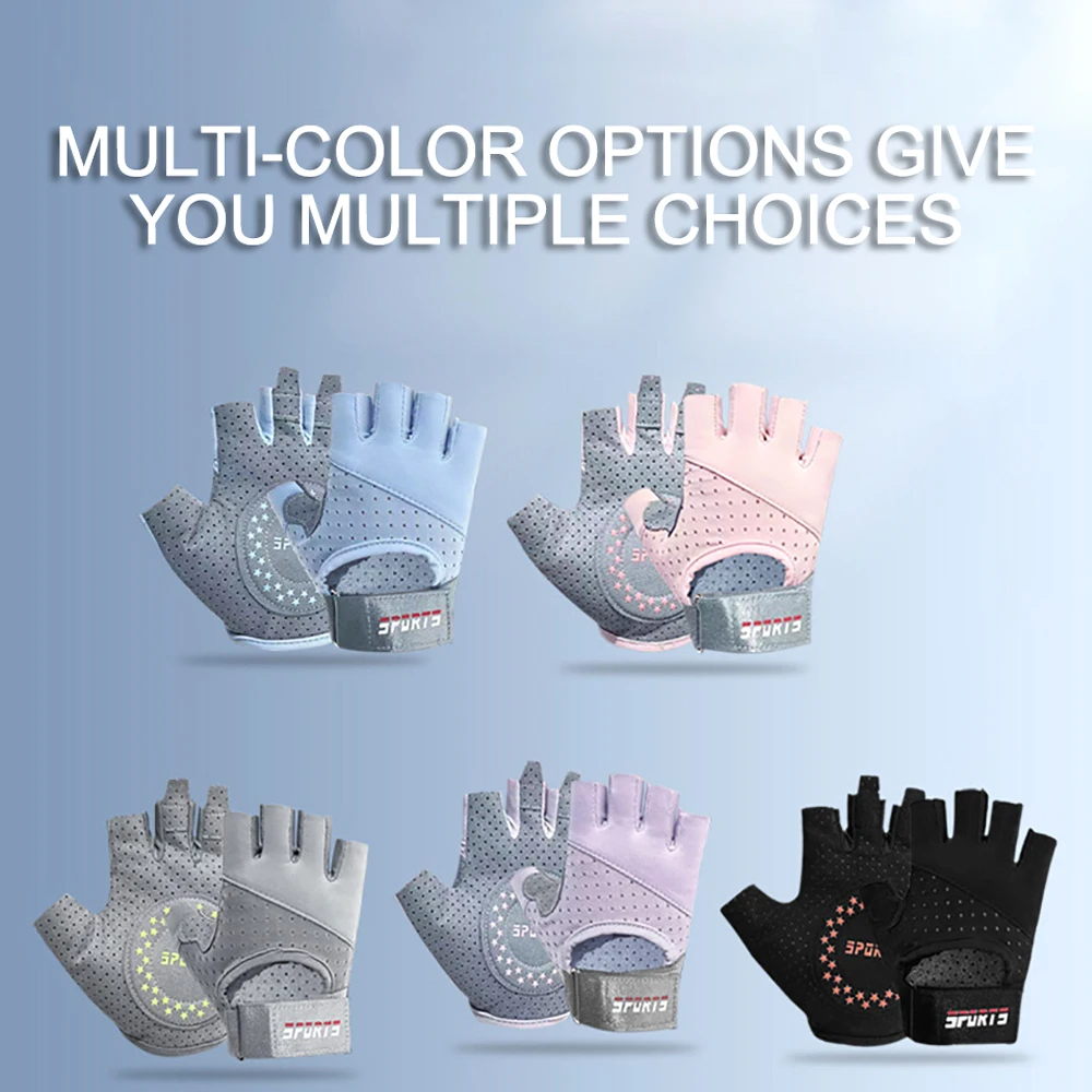 1Pair Breathable Workout Glove - Weightlifting Gloves ulasan dan harga
