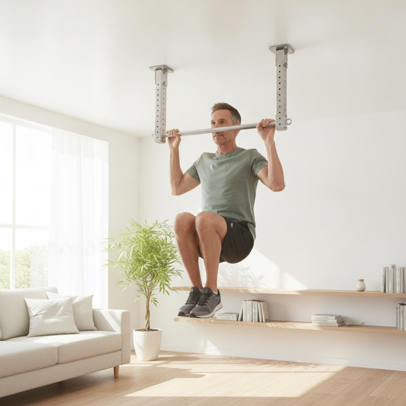 Multifunction Adjustable Ceili - Pull Up Bar ulasan dan harga