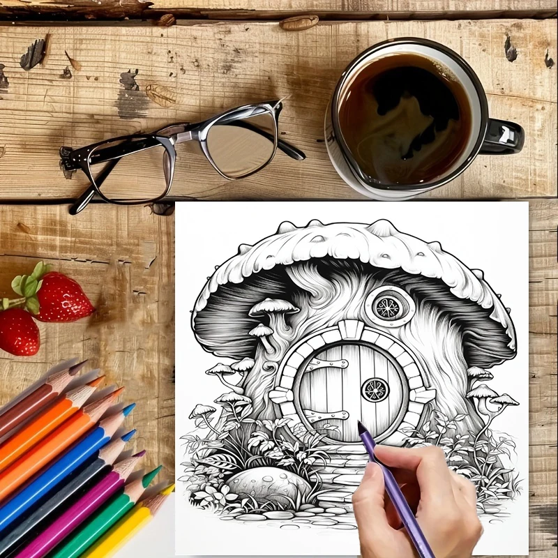 Coloring Book Fairy Door for A - Chalk Bag ulasan dan harga