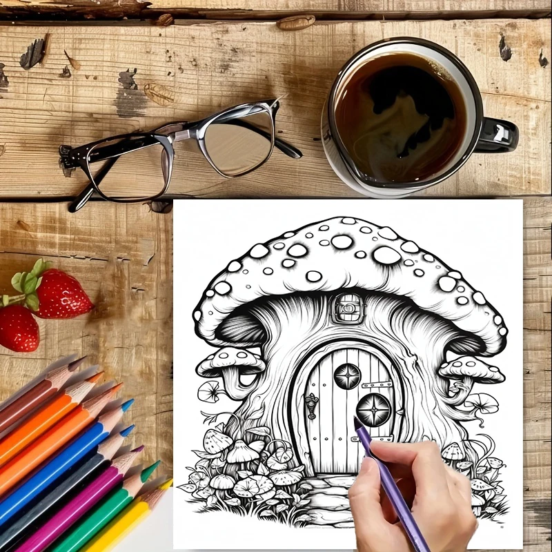 Coloring Book Fairy Door for A - Chalk Bag ulasan dan harga