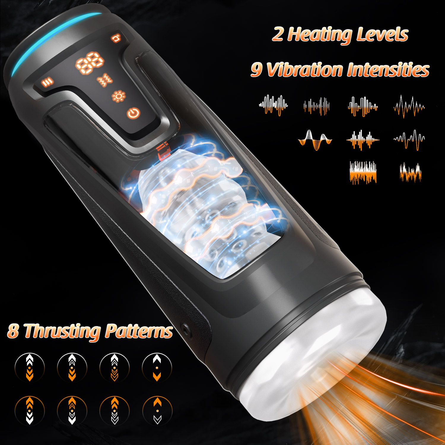 SENSIVO LED Automatic Male Mas - Crossfit Machine ulasan dan harga