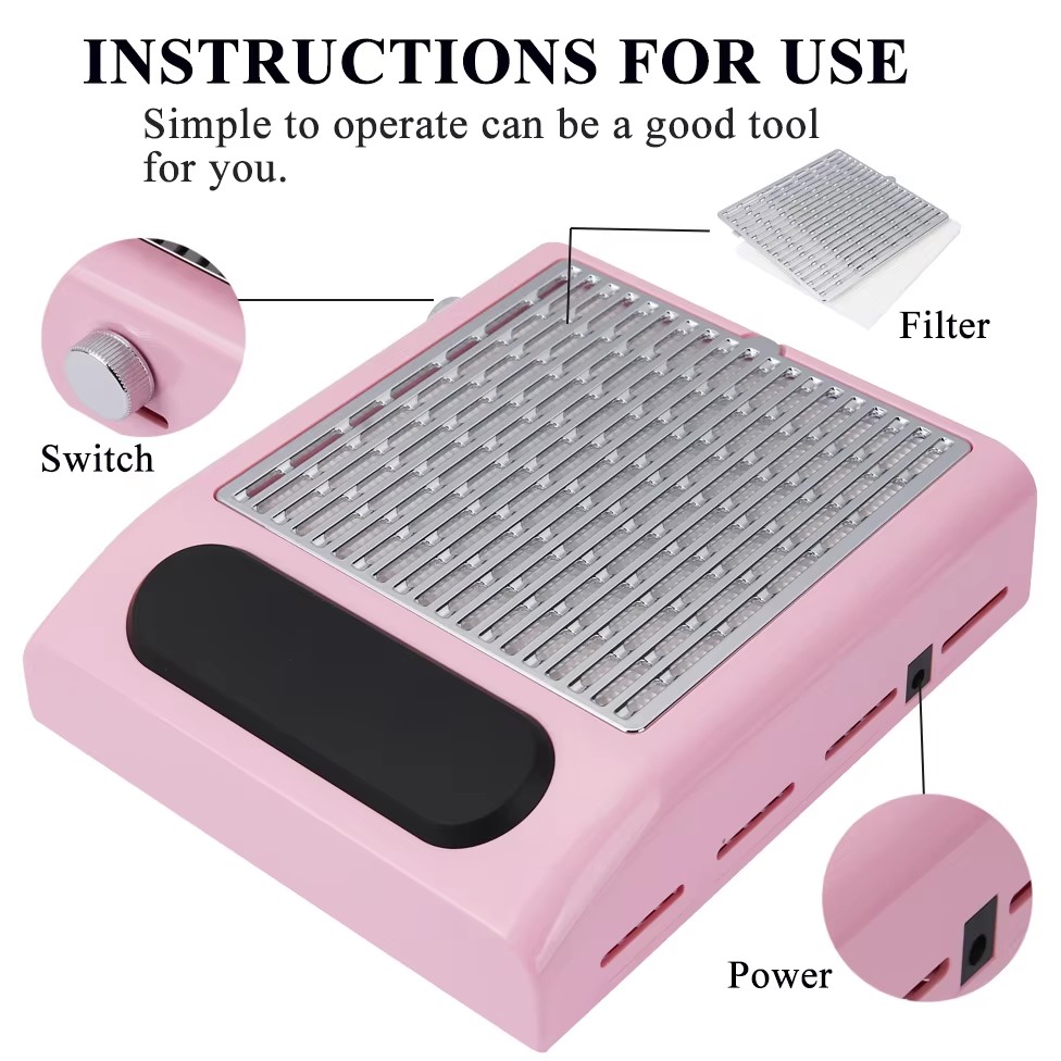 3100RPM Nail Dust Collector St - Crossfit Machine ulasan dan harga