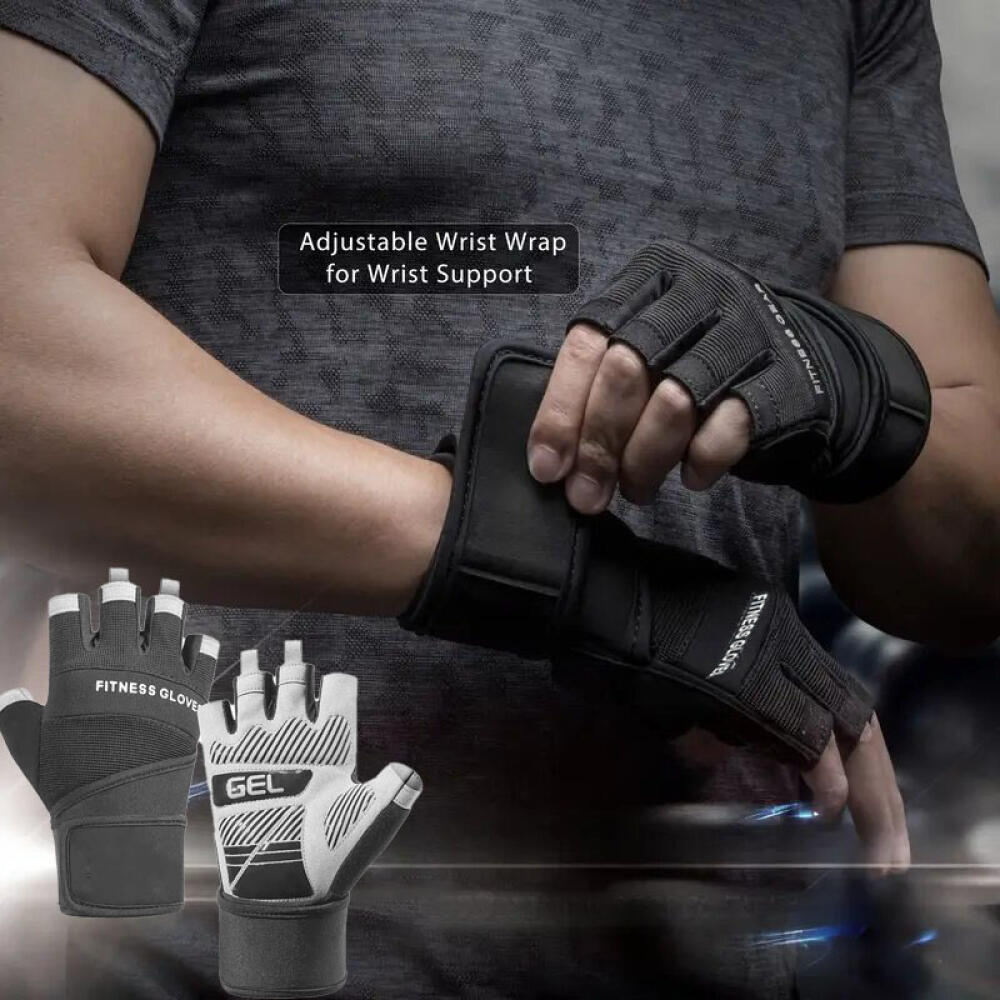 Half Finger Gym Gloves Wear Re - Weightlifting Gloves ulasan dan harga