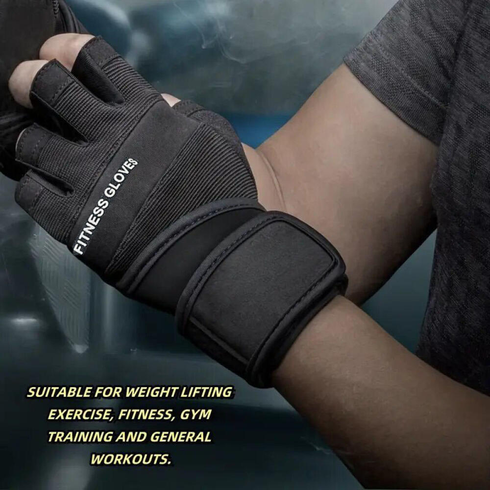 Half Finger Gym Gloves Wear Re - Weightlifting Gloves ulasan dan harga