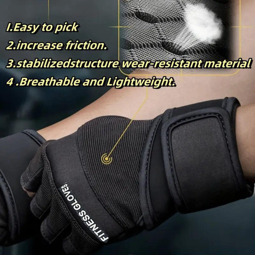 Half Finger Gym Gloves Wear Re - Weightlifting Gloves ulasan dan harga