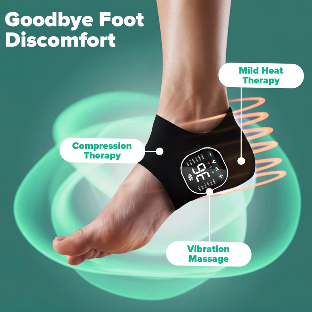 EMS Joint Massager Heated Knee - Crossfit Machine ulasan dan harga